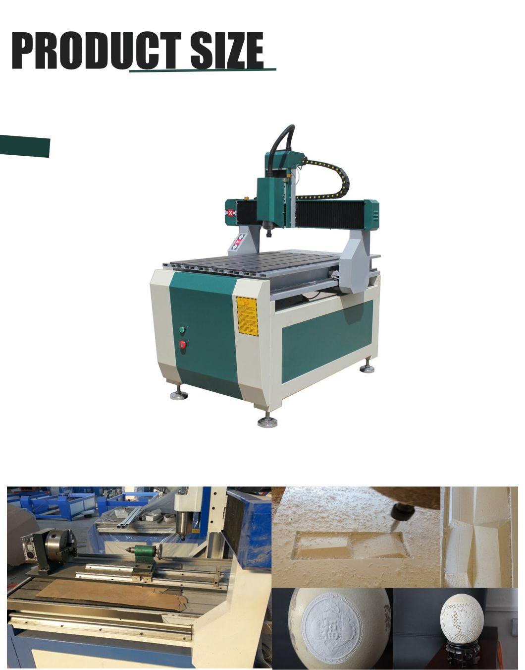 Mini CNC 6090 Router Cutting Carving Metal with Rotary 6090 6040 4040 1212 Metal Machine