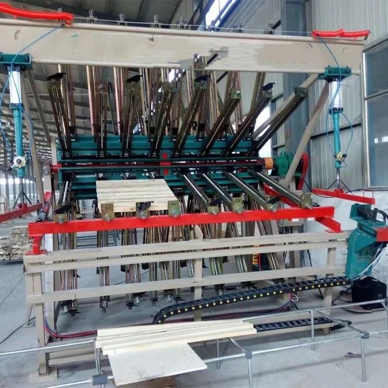 Hydraulic Wood Clamp Carrier Press Machine Rotary Composer