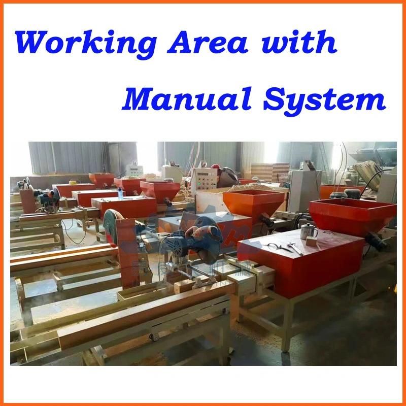 Automatic Wood Sawdust Pallet Feet Production Line