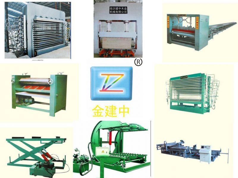Plywood LVL Hot Press Machine Linyi Jianzhong 800 Ton