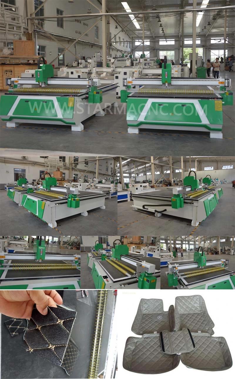 China CNC Router Supplier 1325 1625 with Wheel on The Table