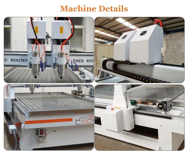 Wookworking CNC Engraving Machine, 1325, 2D & 3D, CNC Router, 4 Axis Advertiing CNC Carving Machine