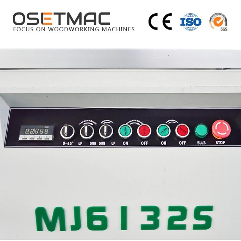 OSETMAC Sliding Table Saw with Digital Display and Electric Lifting MJ6132S Woodworking Machinery Circular Saw Panel Saw Manufacturer