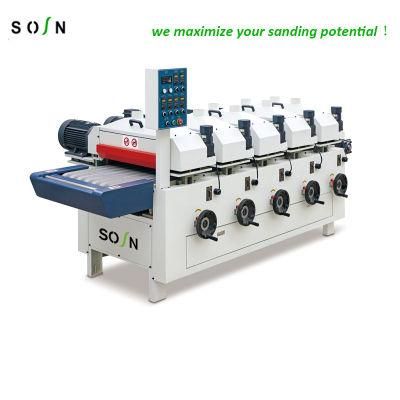 Three Spindle Brushing Sanding Machine Wood Floor Polishing Sanding Machine