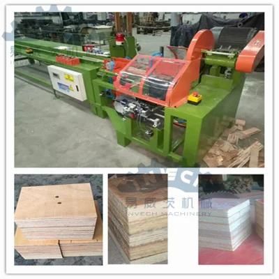 Recycled Plywood Block Nailing and Cutting Equipment for Pallet Feet