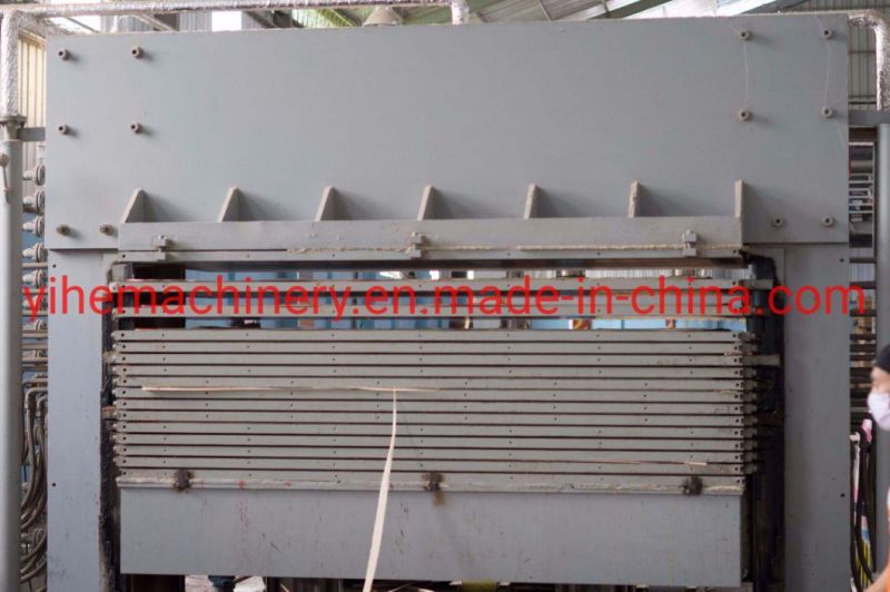 15 Layers 500t Plywood Hot Press Cold Press Veneer Composer Board Cutting Machine