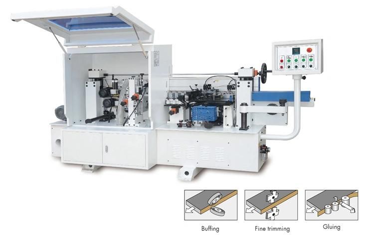 Hicas 1000kg Semi-Automatic PVC Edge Bander Machine for Wooden Doors