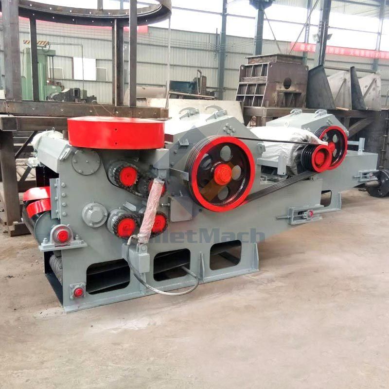 Automatic Crushing System Drum Wood Chips Making Machine