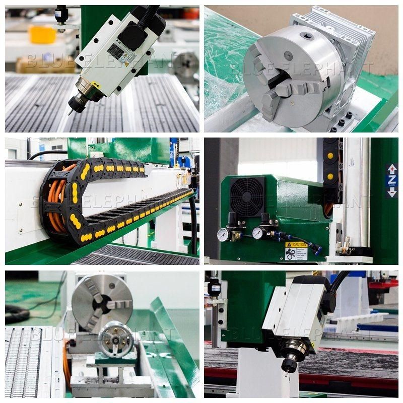 1325 CNC Router Wood 4 Axis Engraving Machine Rotary Swing to 180 Degree