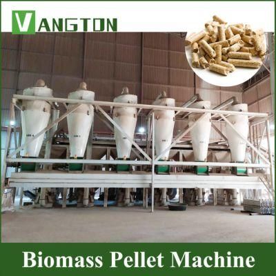 Automatic Agriculture Waste Straw Sawdust Biomass Wood Pellet Pressing Line