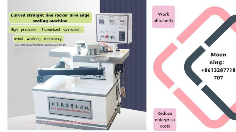 CNC Router Rocker Arm Edge Banding Machine Curved Straight Double Rocker Arm Edge Banding Machine