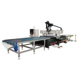 Automatic Loading and Uploading CNC Router Wood Germany with Taiwan Lnc Control System Applied to Cabinet Door