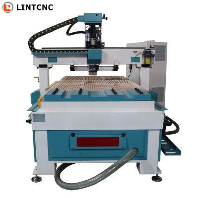 9kw Atc Router CNC Milling Machine Vacuum Table Three Phase Wooden Door Cabinet Furniture 1325 2030 with Linear Tool Magazine Woodworking