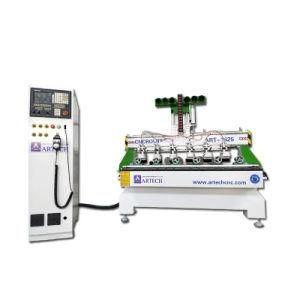 High Efficiency 6 Heads Woodworking 1625 CNC Router Machine
