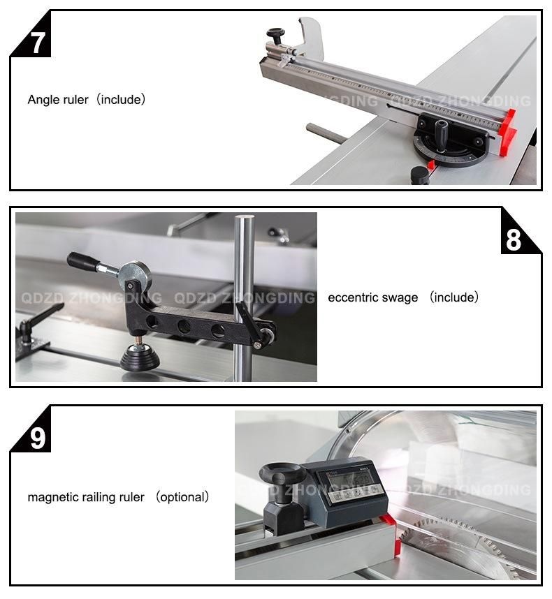 Wood Cutting 3200mm Precise Sliding Table Panel Saw with CE