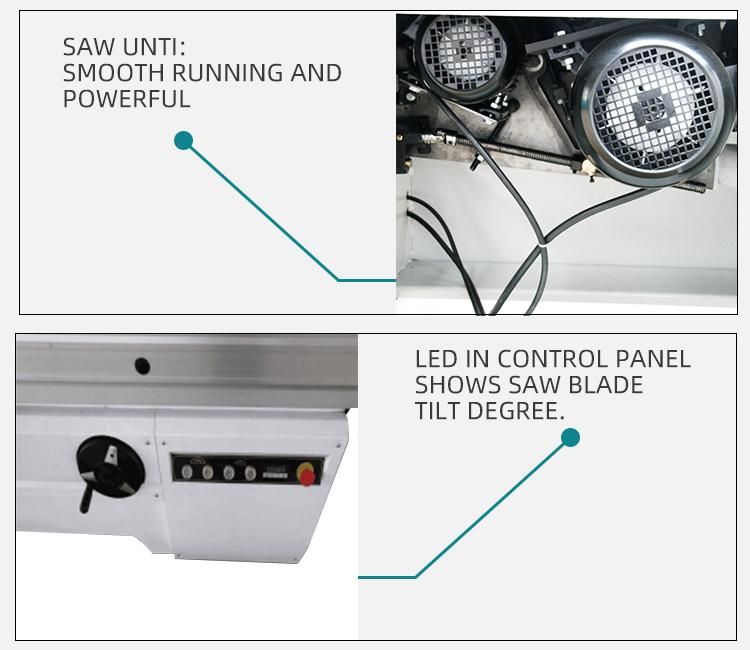 ZICAR 3200mm woodworking sliding table panel saw machine
