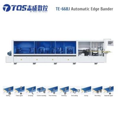 Automatic Edge Bander/Edge Banding Machine/Woodworking Machine with Pre-Milling, Double Rails End Cutting Units