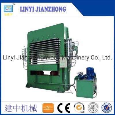 Linyi Jianzhong 800ton /600t/600t/1200t Plywood Hot Press Machine