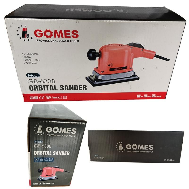 Brushless Orbit Tools Electric Red Handy Portable Power Induction Sanding Grinding Polishing Grinder Woodworking Flap Machinery Wood Orbital Sander