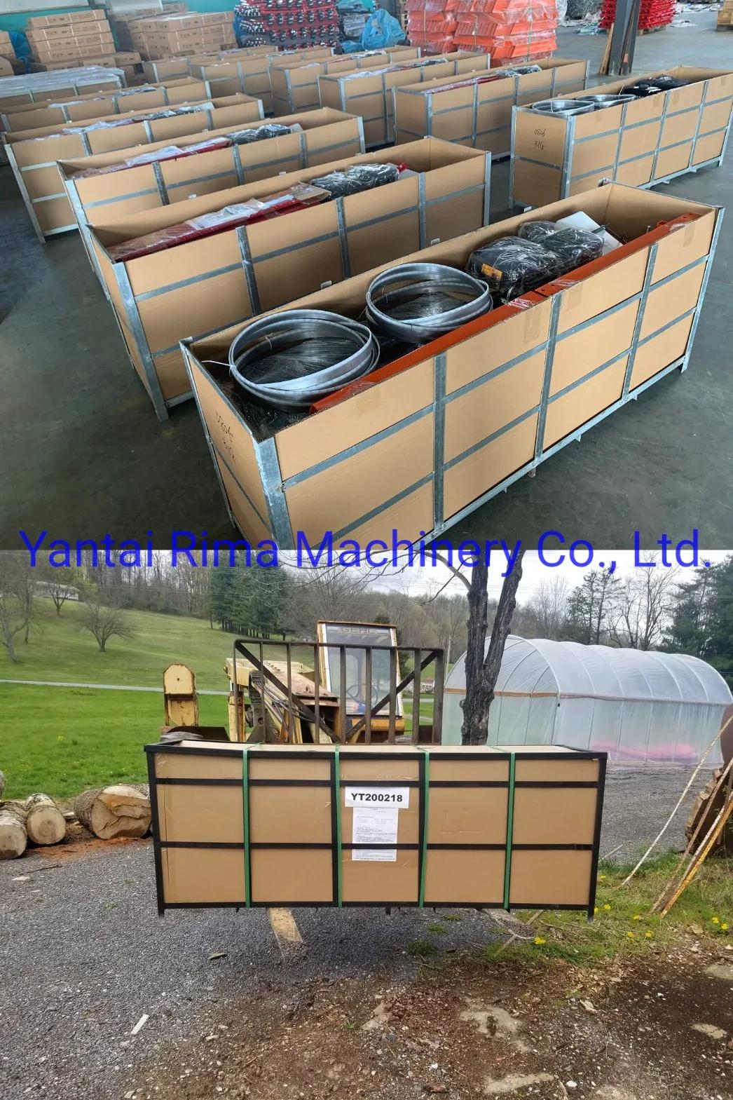 Wood Sawmill with Trailer Portable Mobile Horizontal Bandsaw