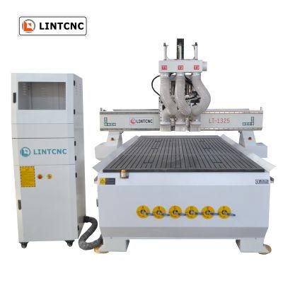 Factory Supply Professional 1325 1530 Multi-Spindles 3 Heads or 4 Heads Woodworking CNC Router for Wooden Furniture