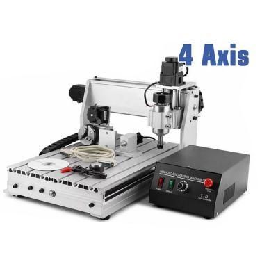 Motor Desktop 4 Axis Mini CNC Router Machine 3040 for Sale