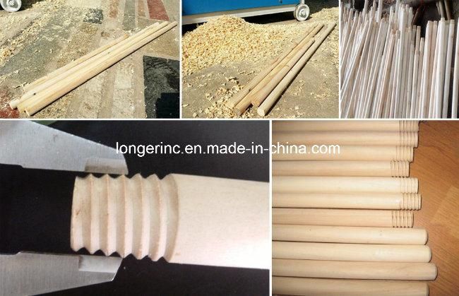 Professional Wooden Round Stick Making Plant Wood Broom Handle Machine