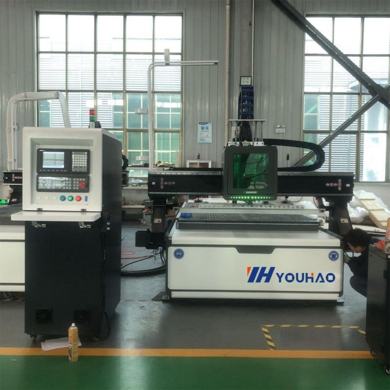Professional Drilling Nesting CNC Router Machine with Leadshine Servo Motor 1228