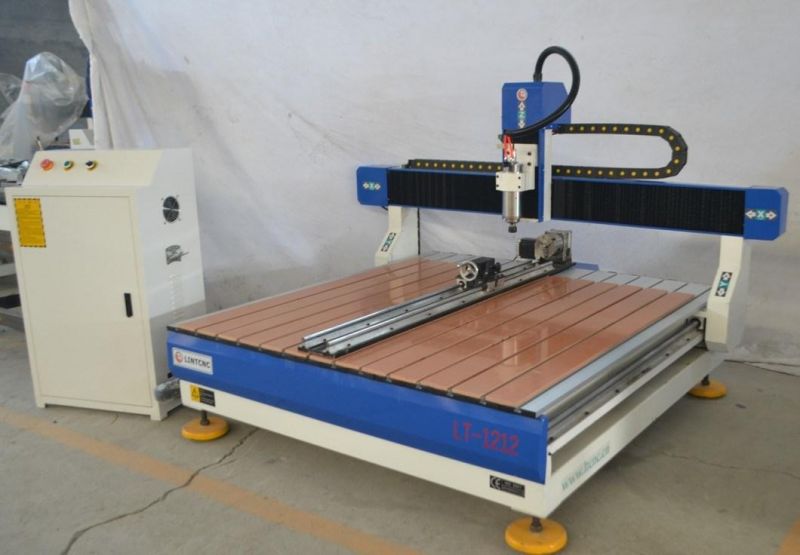 1200mm*1200mm 1290 6090 6012 Desktop Working Size Advertising CNC Router 1212 with Rotary