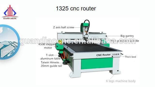 1325 Vacuum Suction Table Wood CNC Router 2D/3D Carving Machine