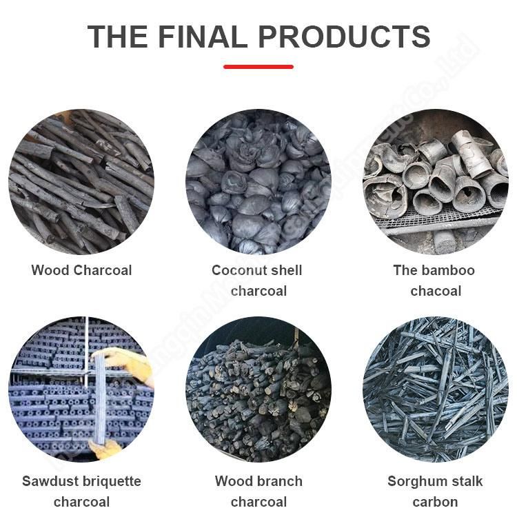 Walnut Palm Shell Wood Log Charcoal Carbonization Furnace Short Cooling Time Biochar Machine Wood Log Coconut Shell Charcoal Carbonization Furnace/Stove