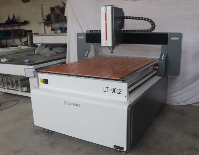 3D Woodworking CNC Machine Router 4 Axis 9012 6012 6015 1212 9015 for Wood Aluminum Copper Rotary Relief Making 2.2kw