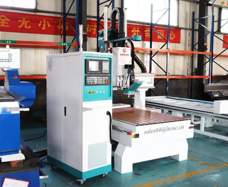 4 Axis 3 Axis CNC Milling Drilling Cutting CNC 1325 4X8FT Machine with Atc Spindle for Wood Solid anel