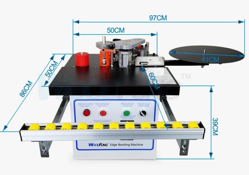 Wood Machine Automatic Fast Speed Portable Edge Banding Machine for Sale