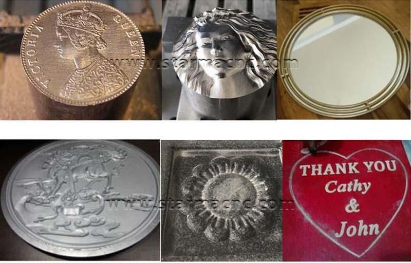 600mm*600mm Metal Engraving Machine Metal Mould CNC Router