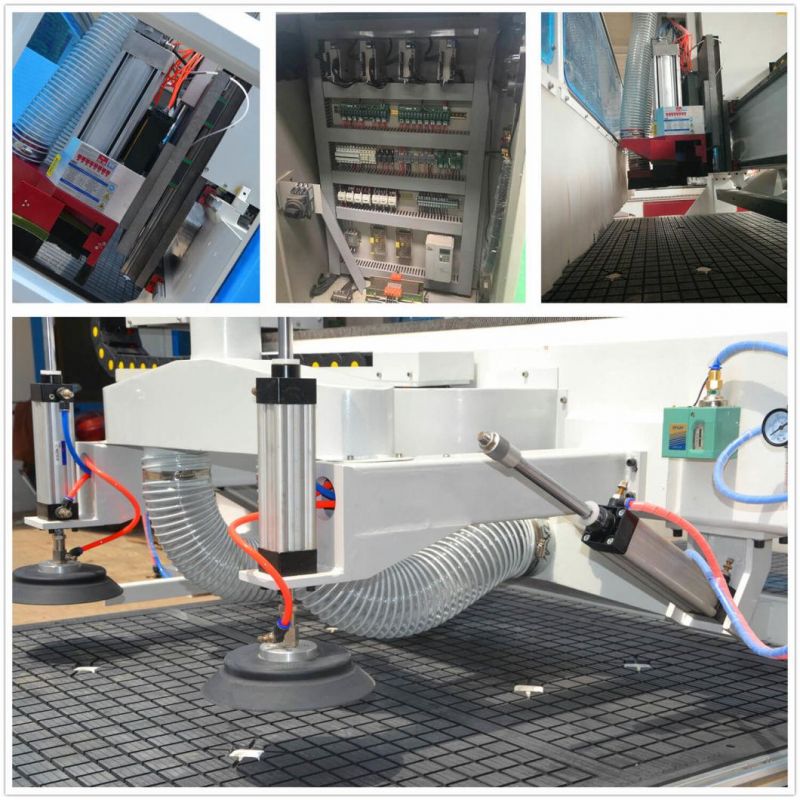 Mars CNC Router Machinery with Drilling Banks and Auto Material up and Down