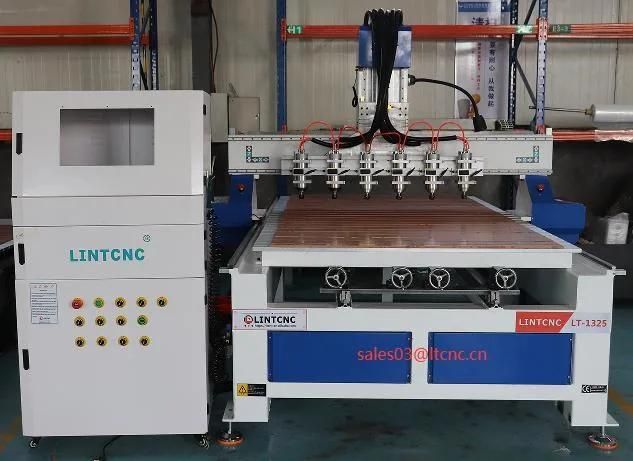 CNC Carving Machine 2 Spindles 1325 Double Multi Heads Wood CNC Router