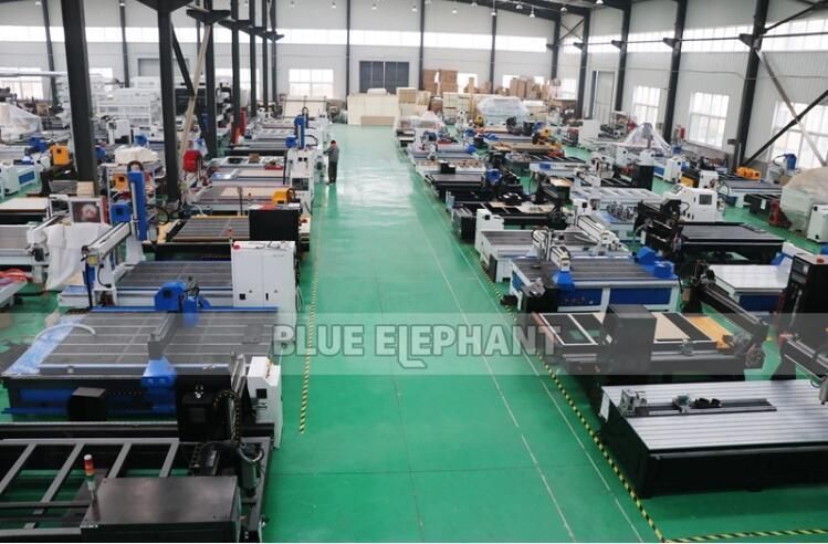 Blue Elephant 1325 4 Axis Wood Cutting CNC Machine / 3D Engraving Machine