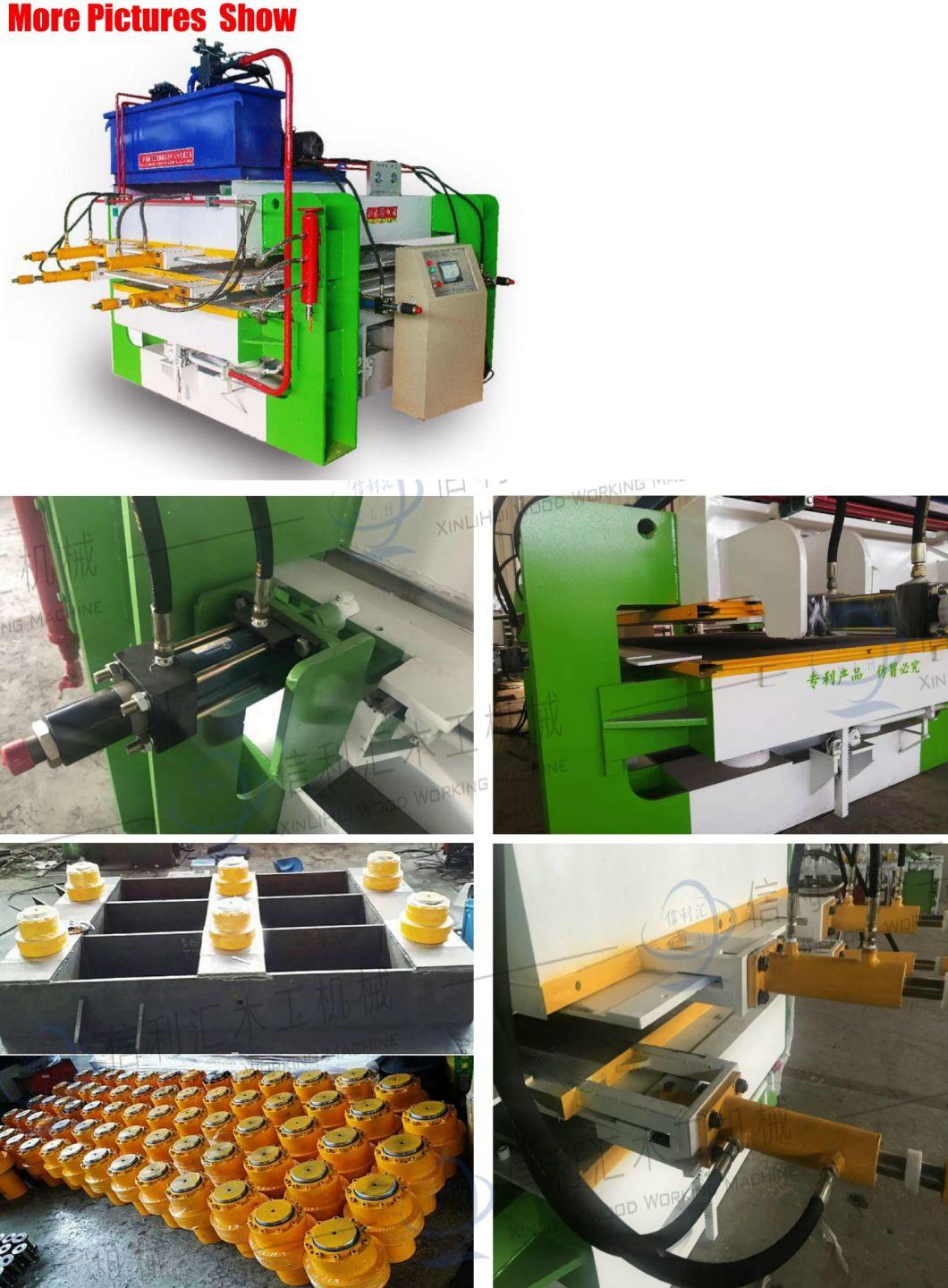 Qingdao Xinlihui Joinery Board Hot Press Can Be Adjusted Wide Side Oil Cylinder Double-Layer Four-Side Side Press Platter
