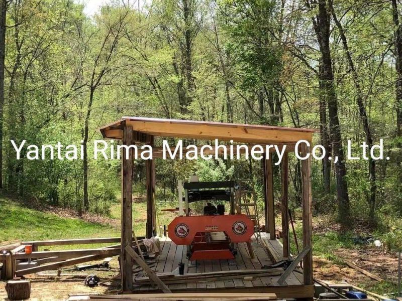Mobile Portable Gasoline / Electrical Bandsaw Sawmill