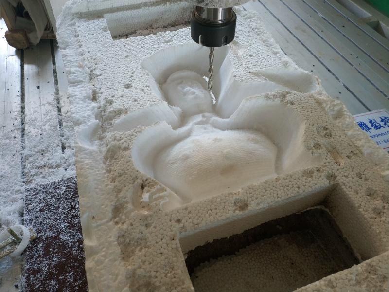 High Efficiency CNC Carving Engraving Foam Marble Granite Stone Machine