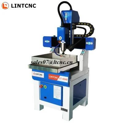 3D 4040 6060 6090 Model Mini Metal Mold CNC Router with Discount Price for Soft Metal, Aluminum