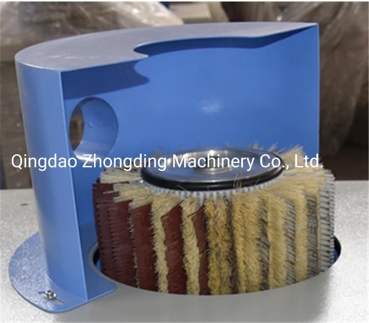 Two Head Manual Brush Sanding Machine Wood Edge Polishing Machine