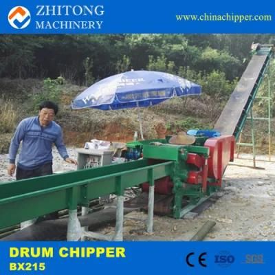Bx215 Bamboo Crusher 5-8 Tons/H Drum Wood Chipper
