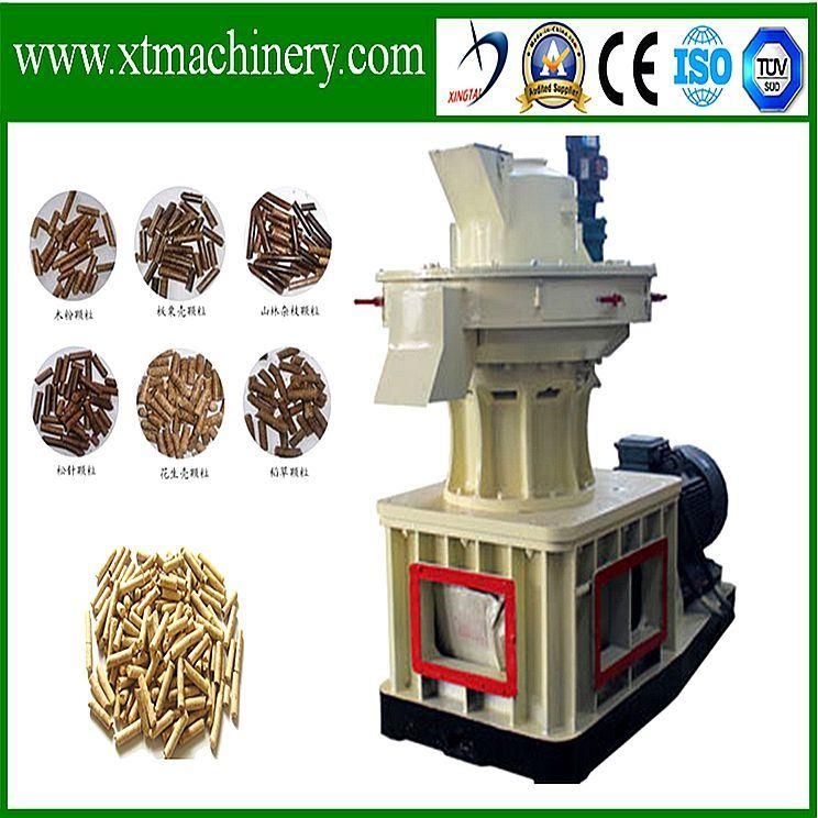 90kw Siemens Engine, 1.5 Ton Per Hour Output Wood Pellet Granulator