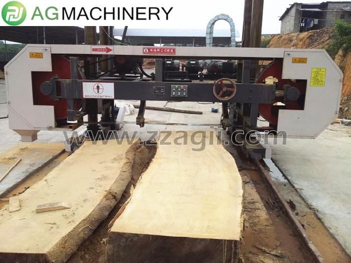 Hydraulic Automatic Horizontal Band Sawmill for Wood Logs