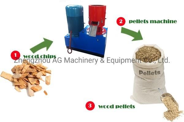 Biomass Waste Sawdust Wood Pellet Mill Produce Fuel Pellets for Pellet Stove