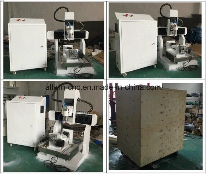 400X400mm Atc 5 Axis Metal CNC Router Machine with Impeller