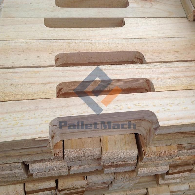 American Wood Stringer Slot Pallet Notching Machine