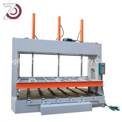 Woodworking Cold Press Machine with Feeding Roollers